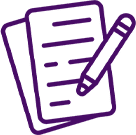 Document icon with a pen on it